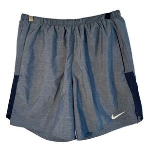 Nike Challenger Dri-Fit Brief-Lined‎ Running Shorts Blue Mens Medium CZ9066-451